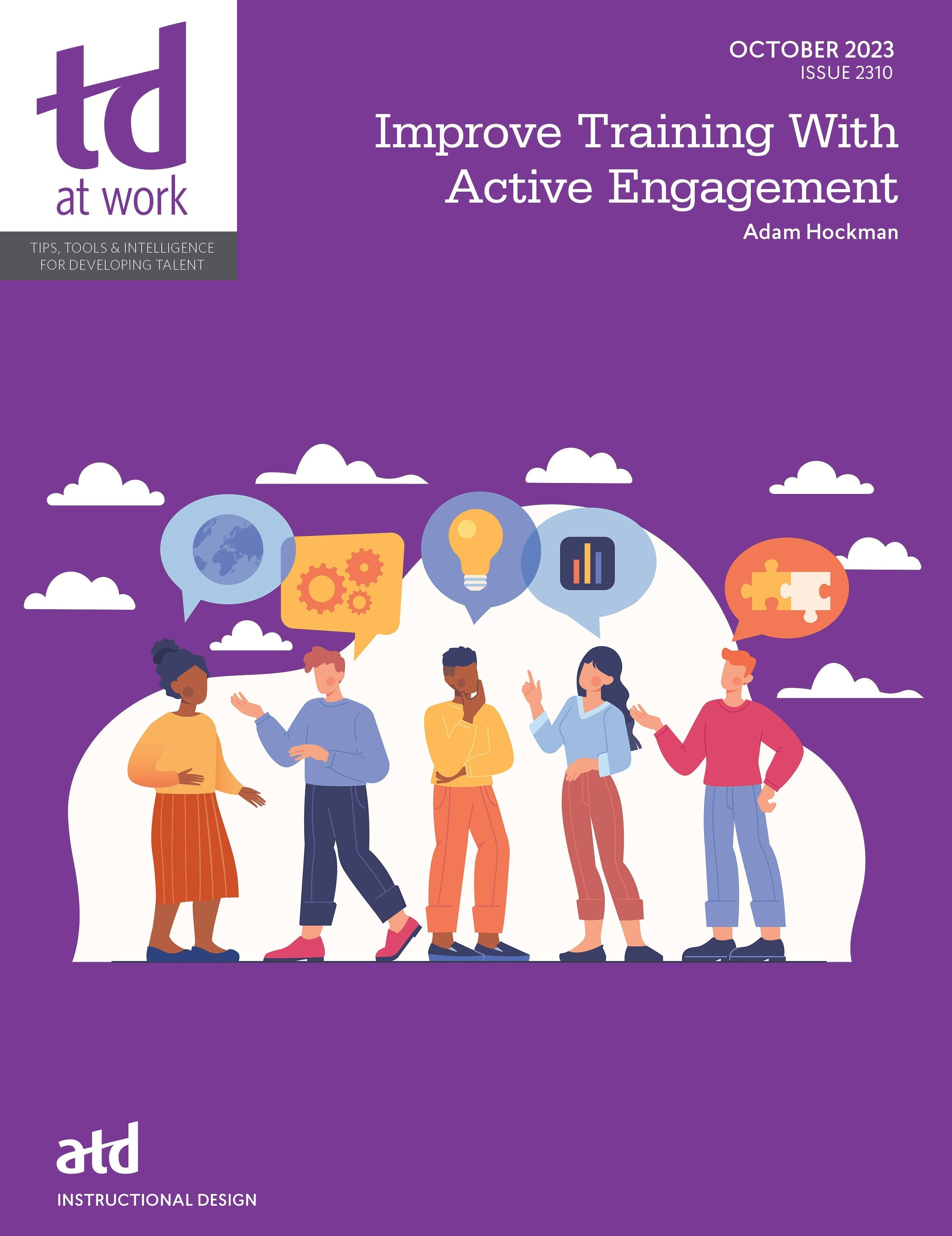 Book cover image for Improve Training With Active Engagement ISBN: 9781957157269